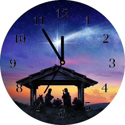 Glasuhr Stabiles Weihnachten Jesus