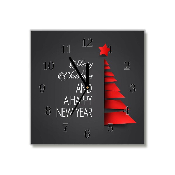 Glasuhr Quadrat Abstraktion Weihnachtsbaum-Dekoration