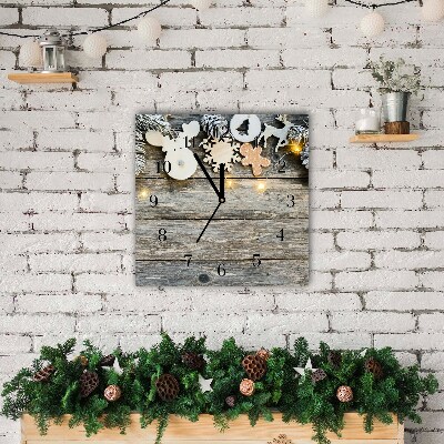 Glasuhr Quadrat Weihnachtsbaum-Dekoration Weihnachtsgeschenke