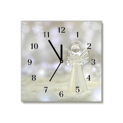 Glasuhr Quadrat Heiliger Engel Glass Ornament