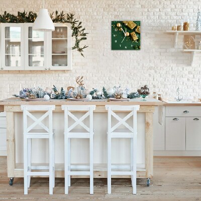 Glasuhr Quadrat Geschenke Winter-Feiertags-Dekorationen