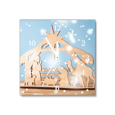 Glasuhr Quadrat Stabiles Weihnachten Winter