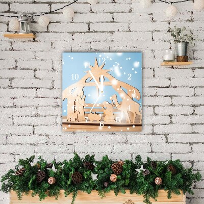 Glasuhr Quadrat Stabiles Weihnachten Winter