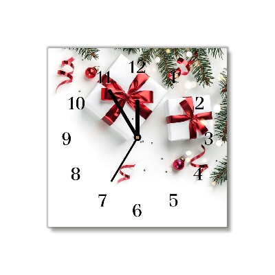 Glasuhr Quadrat Heilige Weihnachtsgeschenke Reisig