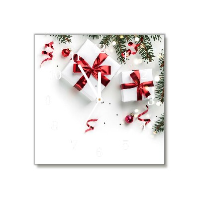 Glasuhr Quadrat Heilige Weihnachtsgeschenke Reisig