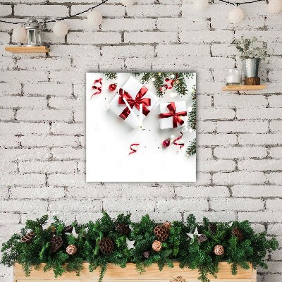 Glasuhr Quadrat Heilige Weihnachtsgeschenke Reisig