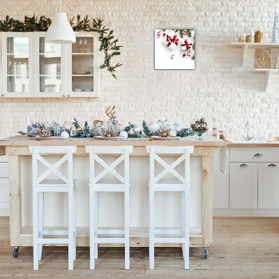 Glasuhr Quadrat Heilige Weihnachtsgeschenke Reisig