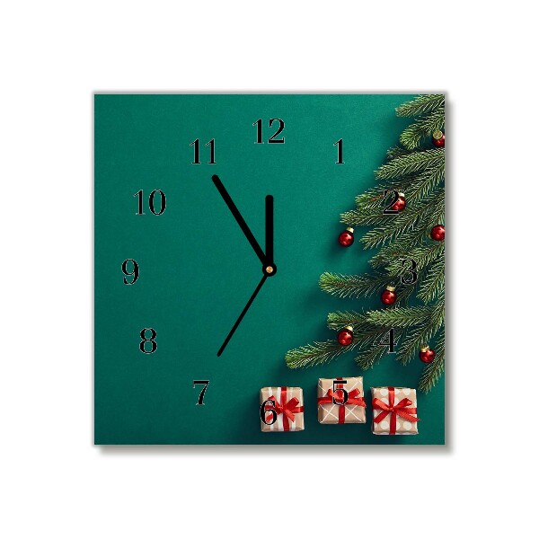 Glasuhr Quadrat Winterurlaub Weihnachtsgeschenke