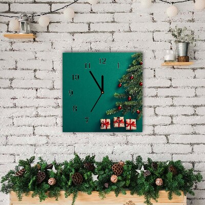 Glasuhr Quadrat Winterurlaub Weihnachtsgeschenke