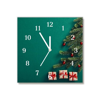 Glasuhr Quadrat Winterurlaub Weihnachtsgeschenke