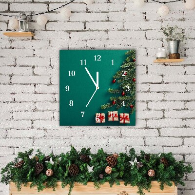 Glasuhr Quadrat Winterurlaub Weihnachtsgeschenke