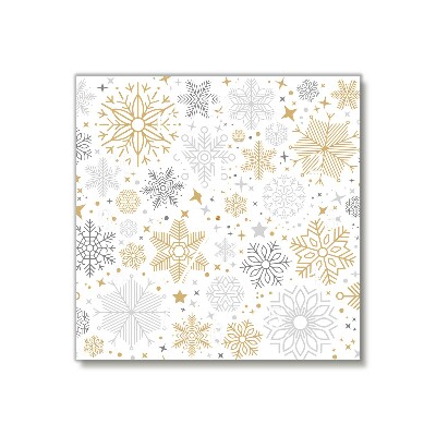 Glasuhr Quadrat Schneeflocken Weihnachten Winter