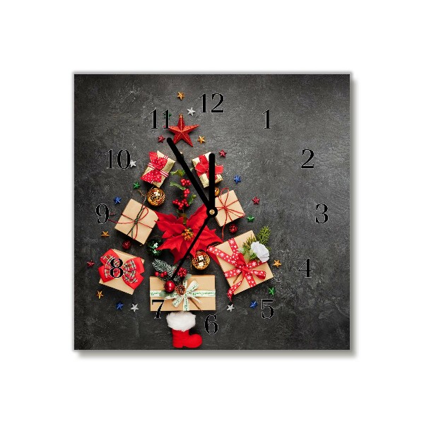 Glasuhr Quadrat Abstraction Weihnachtsgeschenke