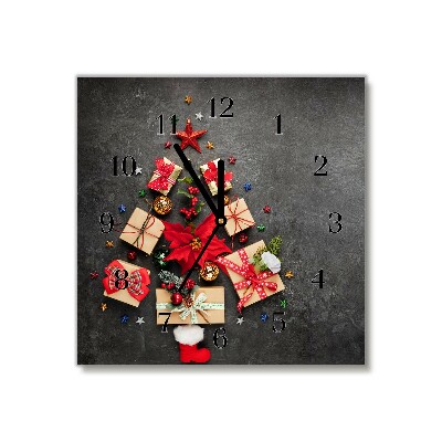 Glasuhr Quadrat Abstraction Weihnachtsgeschenke