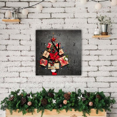 Glasuhr Quadrat Abstraction Weihnachtsgeschenke