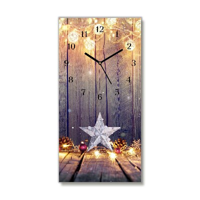 Glasuhr Vertikal Sterne Weihnachtsbeleuchtung Dekorationen