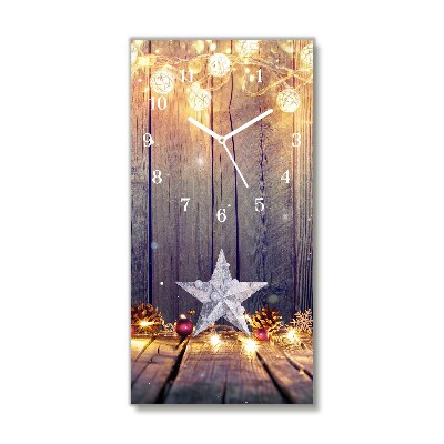 Glasuhr Vertikal Sterne Weihnachtsbeleuchtung Dekorationen