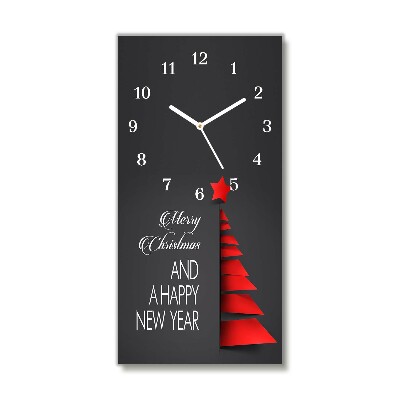 Glasuhr Vertikal Abstraktion Weihnachtsbaum-Dekoration