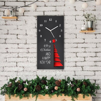 Glasuhr Vertikal Abstraktion Weihnachtsbaum-Dekoration