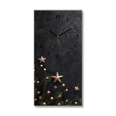 Glasuhr Vertikal Christbaumschmuck Weihnachtsstern