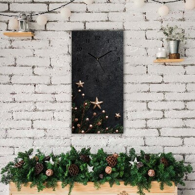 Glasuhr Vertikal Christbaumschmuck Weihnachtsstern