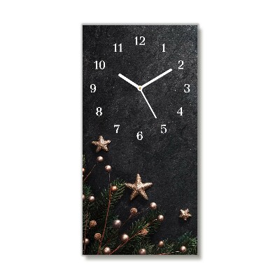 Glasuhr Vertikal Christbaumschmuck Weihnachtsstern
