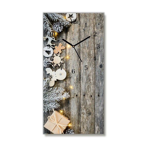 Glasuhr Vertikal Weihnachtsbaum-Dekoration Weihnachtsgeschenke