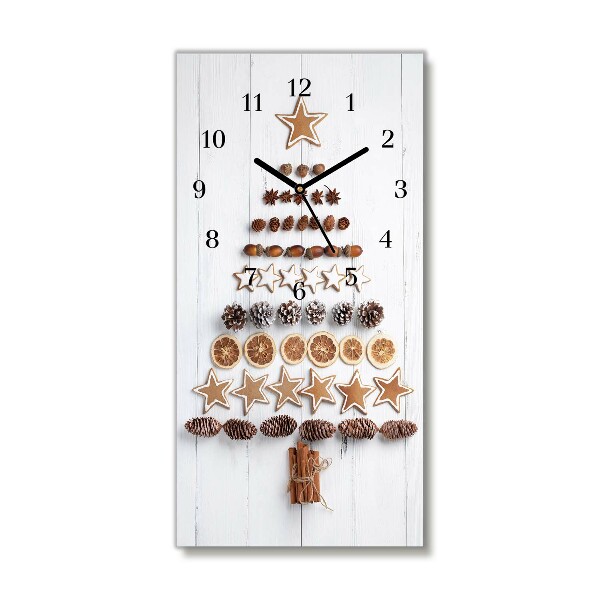Glasuhr Vertikal Lebkuchen Christbaumschmuck