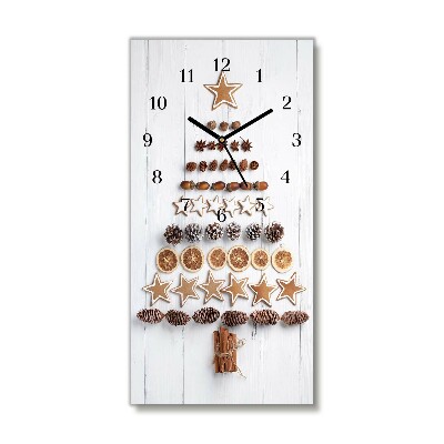 Glasuhr Vertikal Lebkuchen Christbaumschmuck