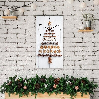 Glasuhr Vertikal Lebkuchen Christbaumschmuck