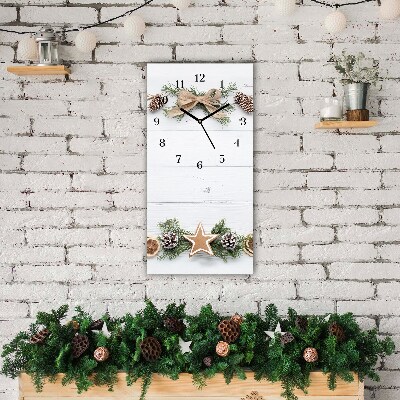 Glasuhr Vertikal Weihnachtsfeiertags-Lebkuchen