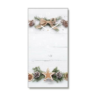 Glasuhr Vertikal Weihnachtsfeiertags-Lebkuchen