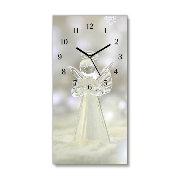 Glasuhr Vertikal Heiliger Engel Glass Ornament
