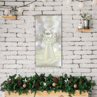 Glasuhr Vertikal Heiliger Engel Glass Ornament