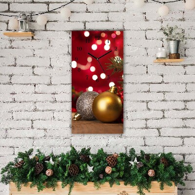 Glasuhr Vertikal Weihnachtsbaumkugeln Weihnachtsschmuck
