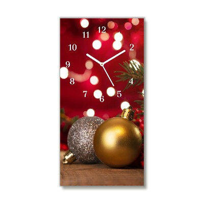 Glasuhr Vertikal Weihnachtsbaumkugeln Weihnachtsschmuck