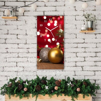 Glasuhr Vertikal Weihnachtsbaumkugeln Weihnachtsschmuck
