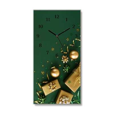 Glasuhr Vertikal Geschenke Winter-Feiertags-Dekorationen