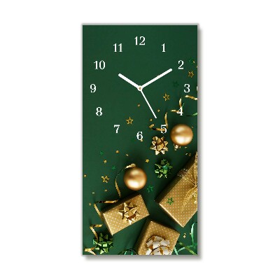 Glasuhr Vertikal Geschenke Winter-Feiertags-Dekorationen