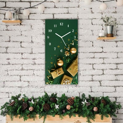 Glasuhr Vertikal Geschenke Winter-Feiertags-Dekorationen