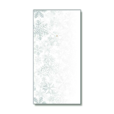 Glasuhr Vertikal Winter-Schnee-Schneeflocken