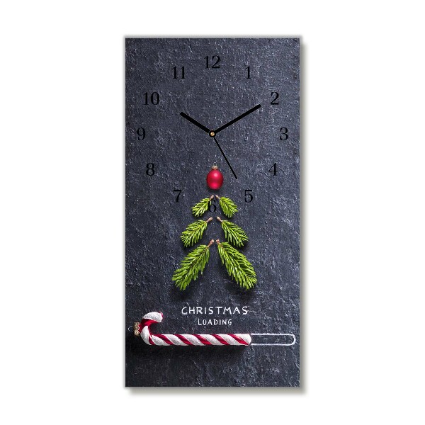 Glasuhr Vertikal Abstraktion Weihnachtsferien Winter