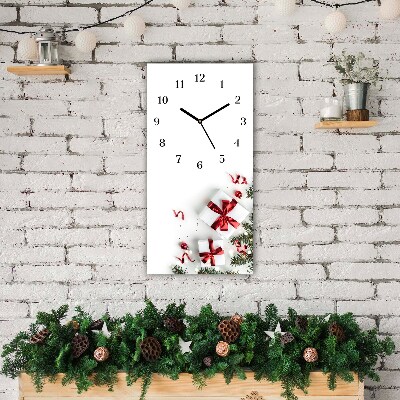 Glasuhr Vertikal Heilige Weihnachtsgeschenke Reisig