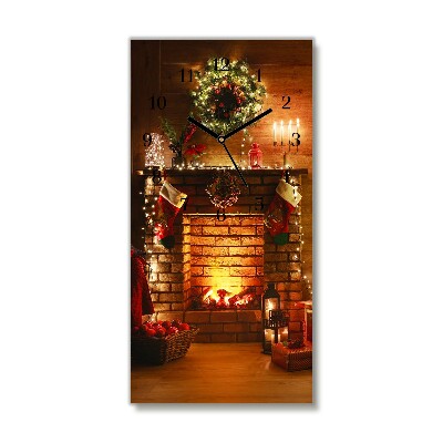 Glasuhr Vertikal Weihnachten Kamin Weihnachtsgeschenk