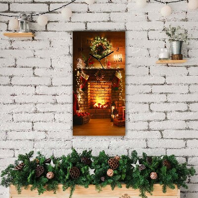 Glasuhr Vertikal Weihnachten Kamin Weihnachtsgeschenk