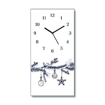 Glasuhr Vertikal Winterurlaub Weihnachtsschmuck