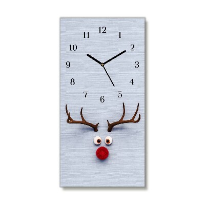Glasuhr Vertikal Heiliges Rentier Rudolf
