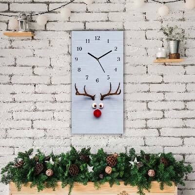 Glasuhr Vertikal Heiliges Rentier Rudolf