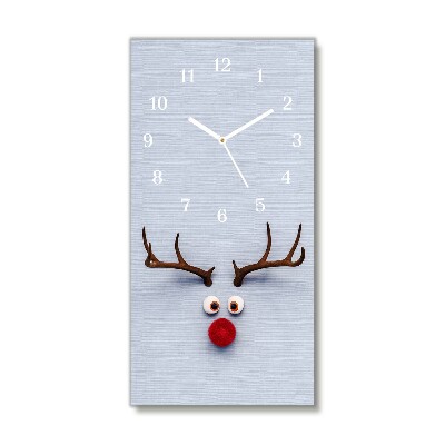 Glasuhr Vertikal Heiliges Rentier Rudolf