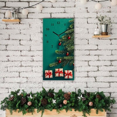 Glasuhr Vertikal Winterurlaub Weihnachtsgeschenke